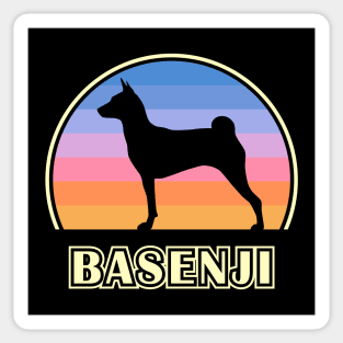 Basenji Vintage Sunset Dog Sticker